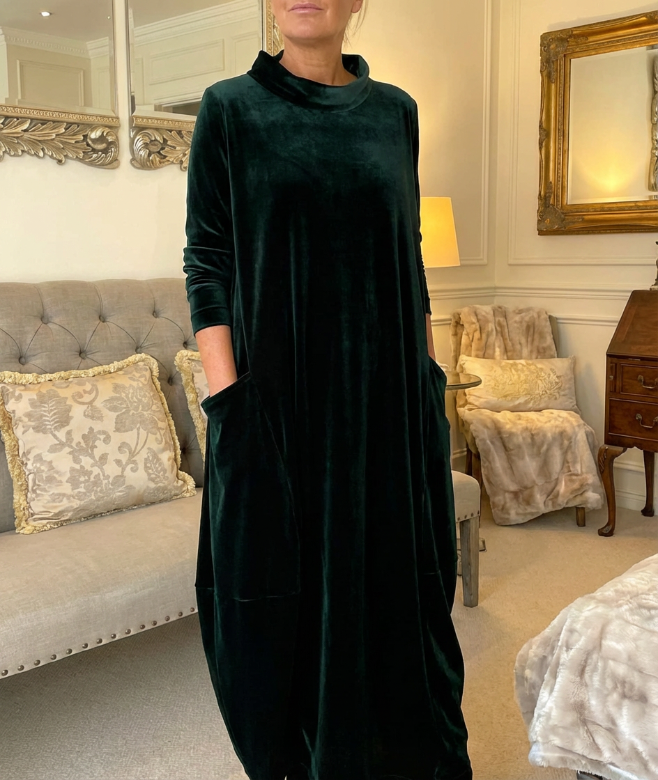 Märta™ – Velvet Maxikjole